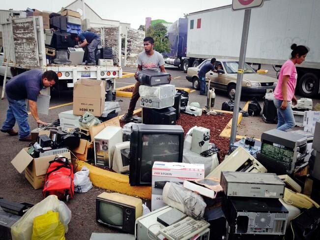 Recolectan 31 toneladas de residuos electrónicos