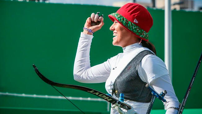 Alejandra Valencia otuvo metal en individual y luego por equipos (TWITTER)