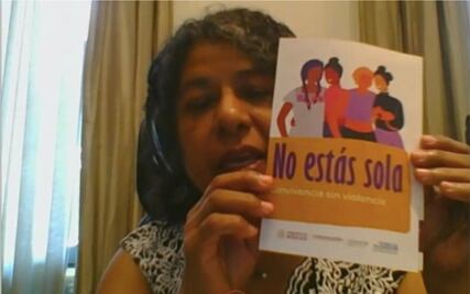 Lanzan campaña “No Estás Sola” para prevenir violencia familiar
