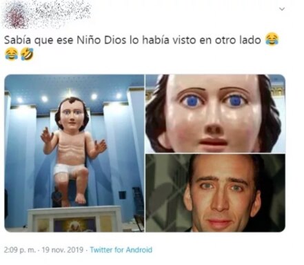 Los mejores memes del Niño Dios gigante de Zacatecas