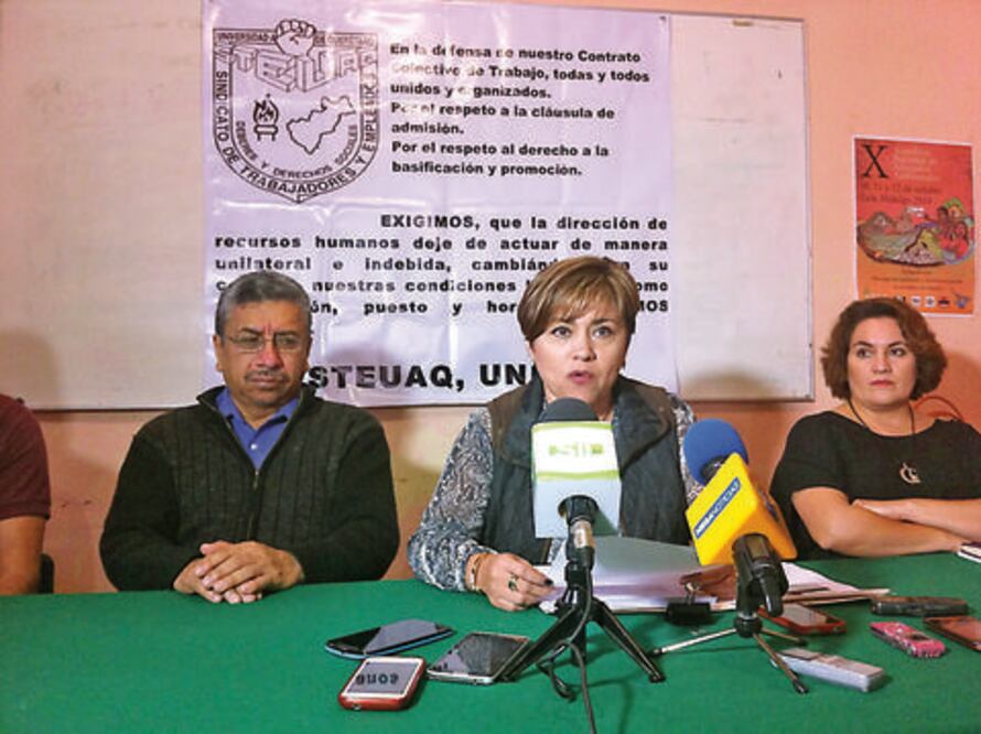 Continúan las violaciones al contrato colectivo: STEUAQ