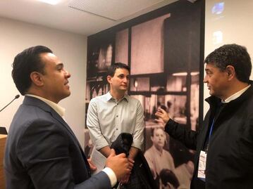 Luis Nava trata temas de seguridad en Israel