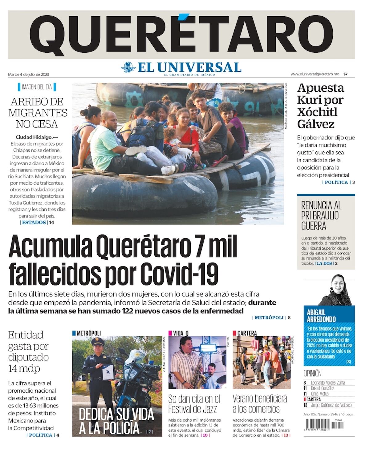 Portada 04 de julio de 2023
