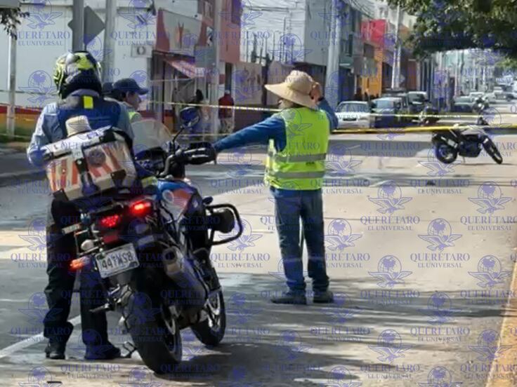 Cierran avenida Corregidora Sur en ambos sentidos por fuga de agua potable
