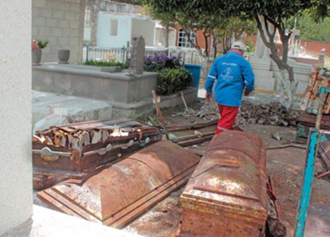 Camposantos saturados