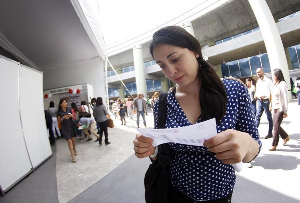 Participaron 63 empresas y cuatro instituciones, que ofrecieron 2 mil 100 plazas (LUIS SÁNCHEZ. EL UNIVERSAL)