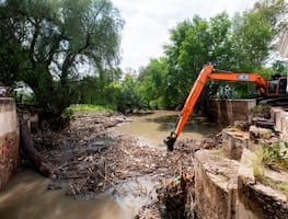 Extraen 70 toneladas de basura del río San Juan