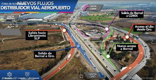 Abren el Distribuidor Vial Aeropuerto