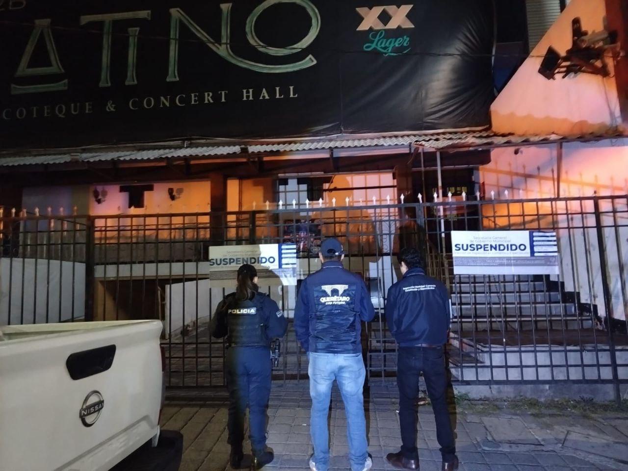 Clausuran seis espectáculos en Querétaro por incumplir el Reglamento Municipal