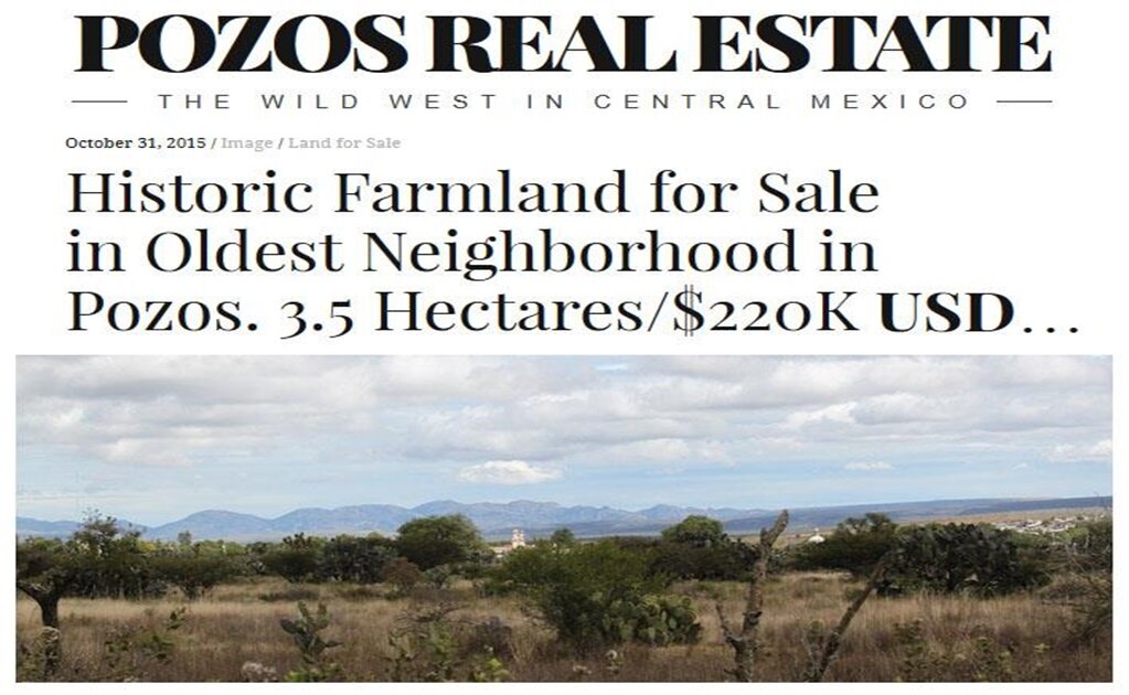 Desde hace un año en varios sitios de internet se promueven —en inglés— casas, ranchos y haciendas en Mineral de Pozos, Guanajuato (ESPECIAL)