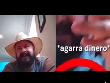 Captan en video a regidor de Huimilpan recibiendo "mordida" de un organizador de eventos