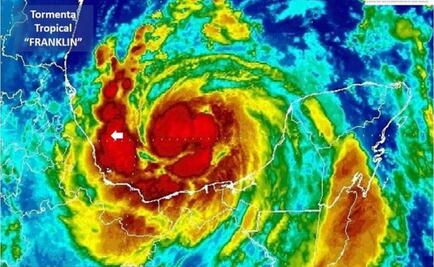 Tormenta tropical "Franklin" va a Veracruz