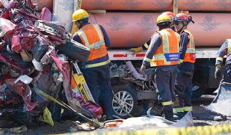 Carambola en la 57 deja dos muertos y 17 lesionados en zona metropolitana de Querétaro