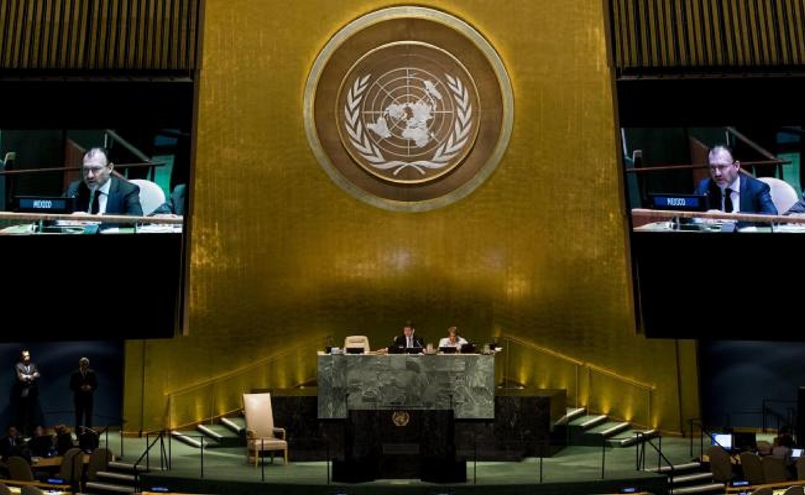 Ayuda internacional tras sismo ya va camino a México: Videgaray en la ONU