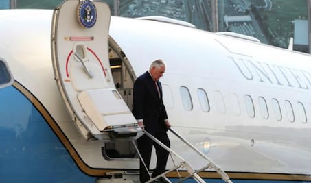 Arriba a México Rex Tillerson, secretario de Estado de EU