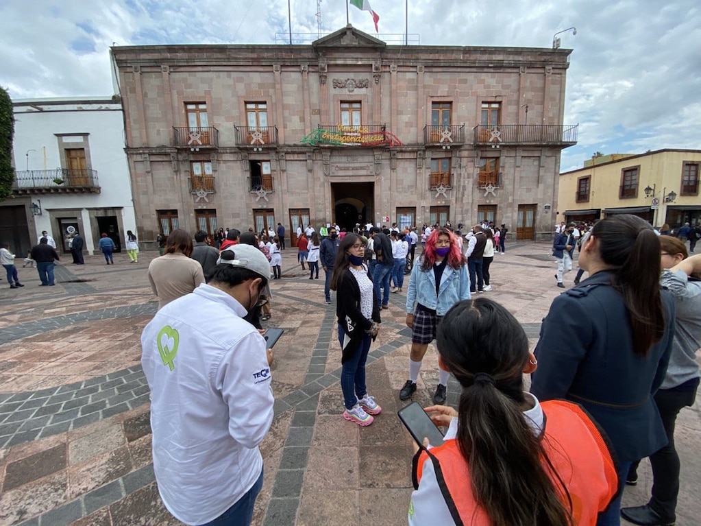 "Está temblando"; sismo del 19 de septiembre sorprende en Querétaro