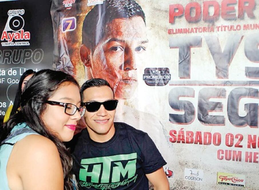 "Tyson" convive con los aficionados