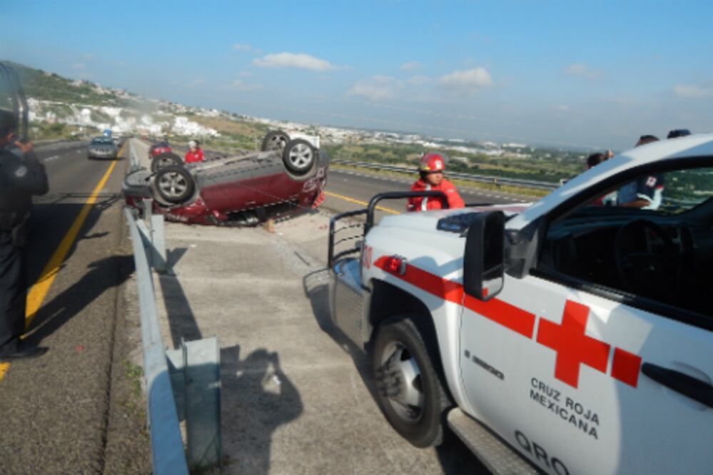 Vuelca en el Sur Poniente