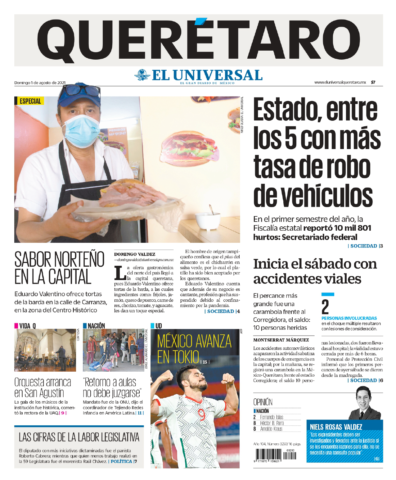 Portada 1 de agosto de 2021