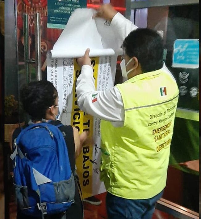 Clausuran comercios del Centro Histórico por violar reglas sanitarias