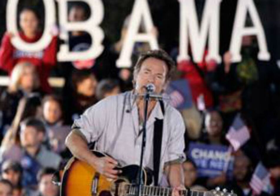 Bruce Springsteen participará en campaña de Obama