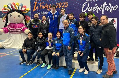 Equipo queretano de tenis de mesa gana 12 medallas