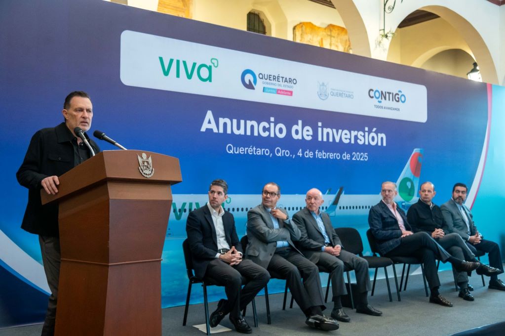 Viva Aerobus anuncia inversión de 4 mil mdp para construir un taller de mantenimiento en el AIQ. FOTO. ESPECIAL