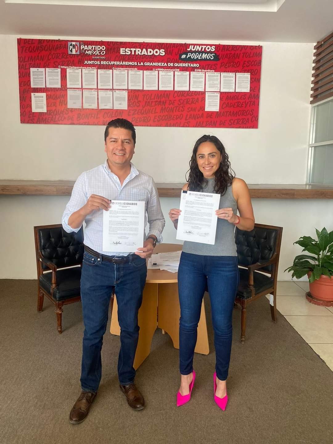 Registran fórmulas para comités del PRI