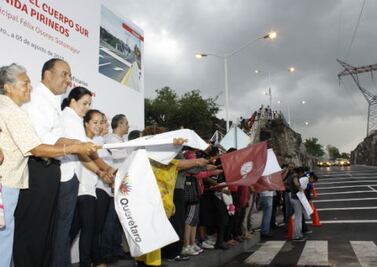 Inauguran cuerpo sur de Avenida Pirineos