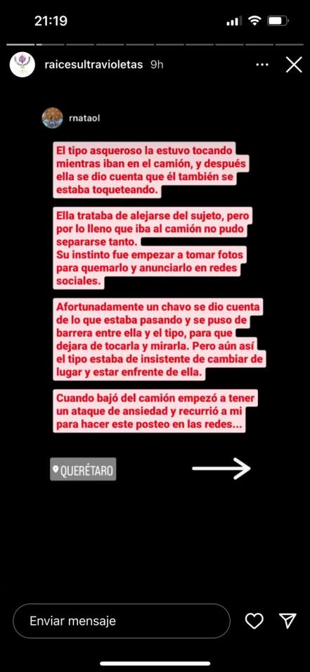 Exhiben a acosador en Querétaro; a bordo de un Qrobús el hombre tocó a una joven 