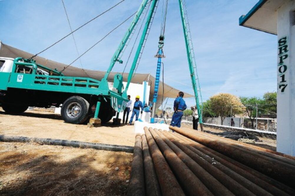 Reparan pozos de abastecimiento