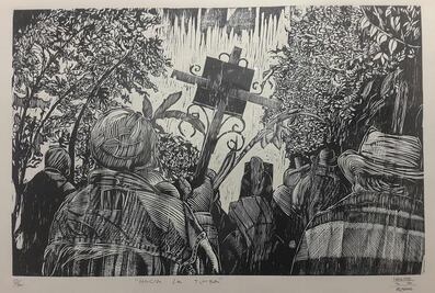 Plasman en serigrafía Ceremonia del adiós