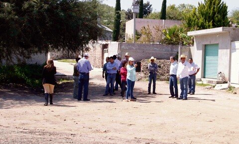 Supervisan funcionarios drenes en Corregidora