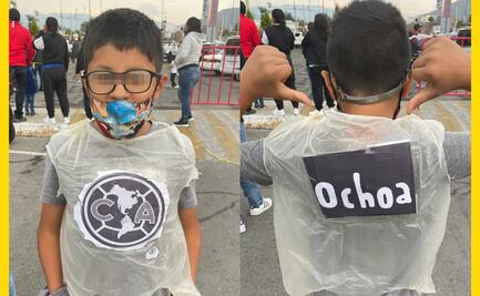 Memo Ochoa busca a niño de Querétaro que vistió bolsa decorada con logo del América; quiere regalarle una camiseta