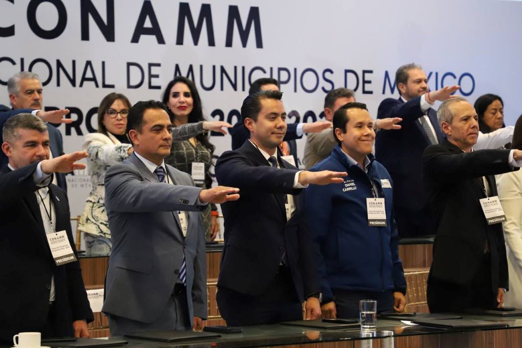 Felifer Macías en la Conferencia Nacional de Municipios de México 2024. Foto: Especial