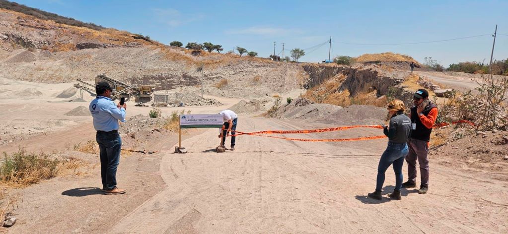 Clausuran banco de materiales en la capital queretana