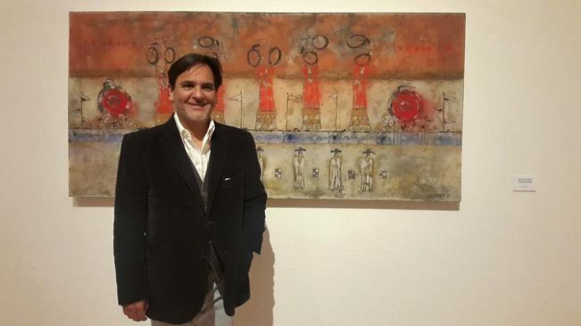 El también escultor expresó que apreciar la obra de Rufino Tamayo, a quien considera el gran pintor de México, causó un gran impacto en él (FOTOS: ROCÍO G. BENÍTEZ. EL UNIVERSAL)