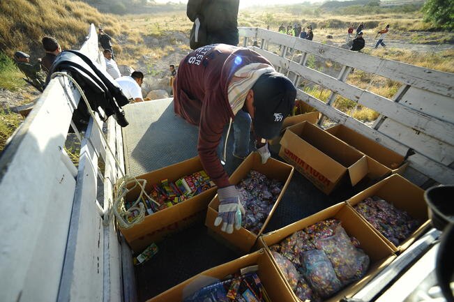 Protección Civil asegura 40 kg de pirotecnia en diciembre