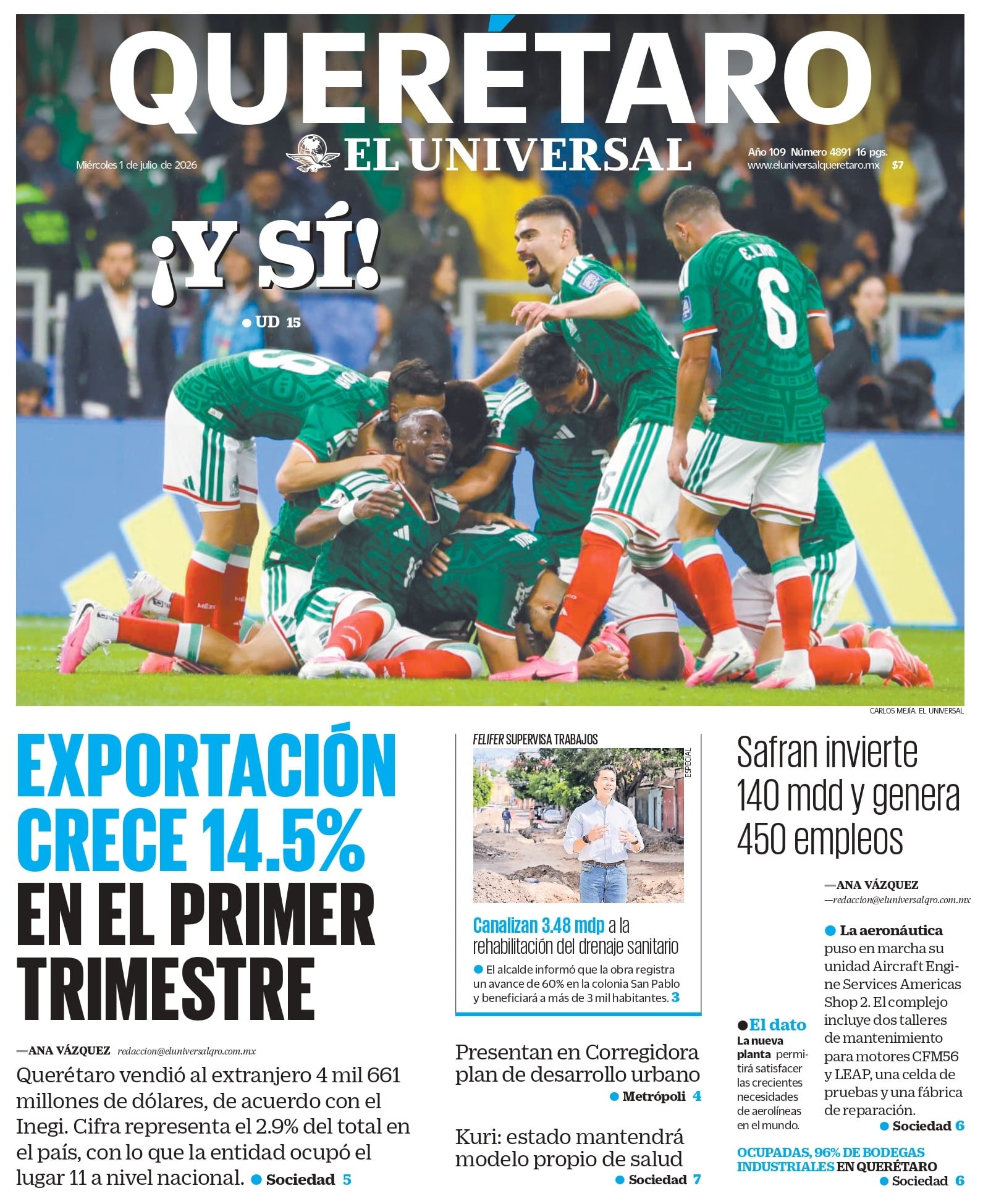 Foto. El Universal Querétaro
