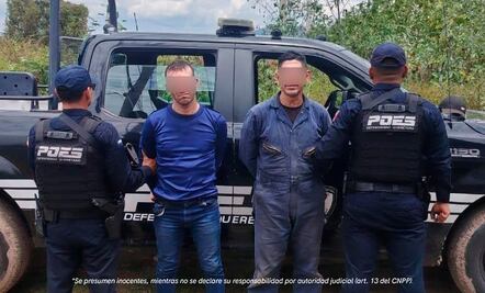 Policía estatal de Querétaro detiene a dos hombres y recupera tractocamión robado con mercancía en la Zona Metropolitana