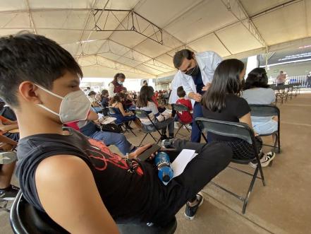 Así se vive la vacunación de personas de 12 a 17 años en Querétaro 