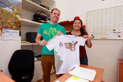 El futbol divide el  corazón de los alemanes en Querétaro