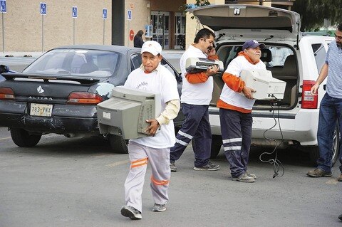 Reciclan 2 mil ton de desechos tecnológicos