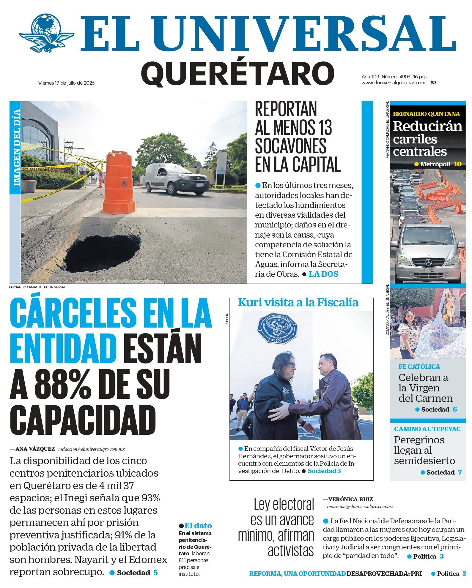 Foto. El Universal Querétaro