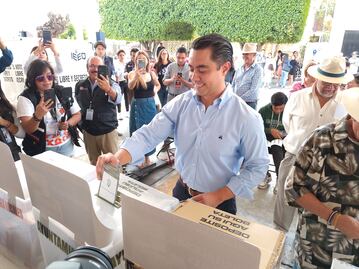 "Hoy será una gran fiesta de la democracia, pacífica y segura", dice Felifer Macías 