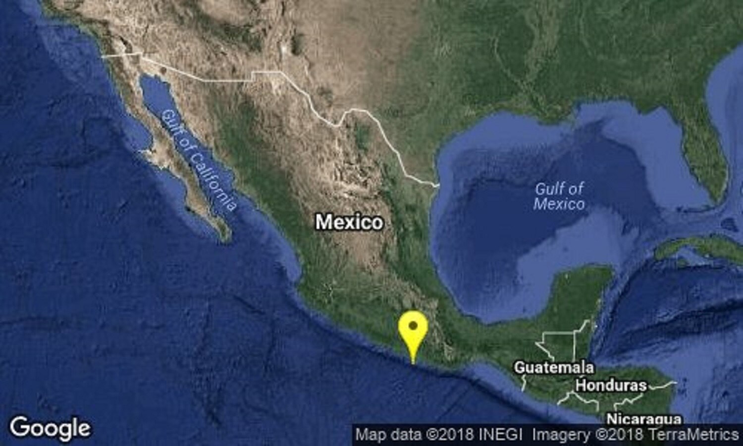 Sismo de 5.5 grados se registra en Pinotepa Nacional
