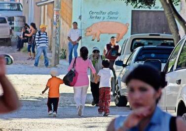 Banthí con calles deterioradas