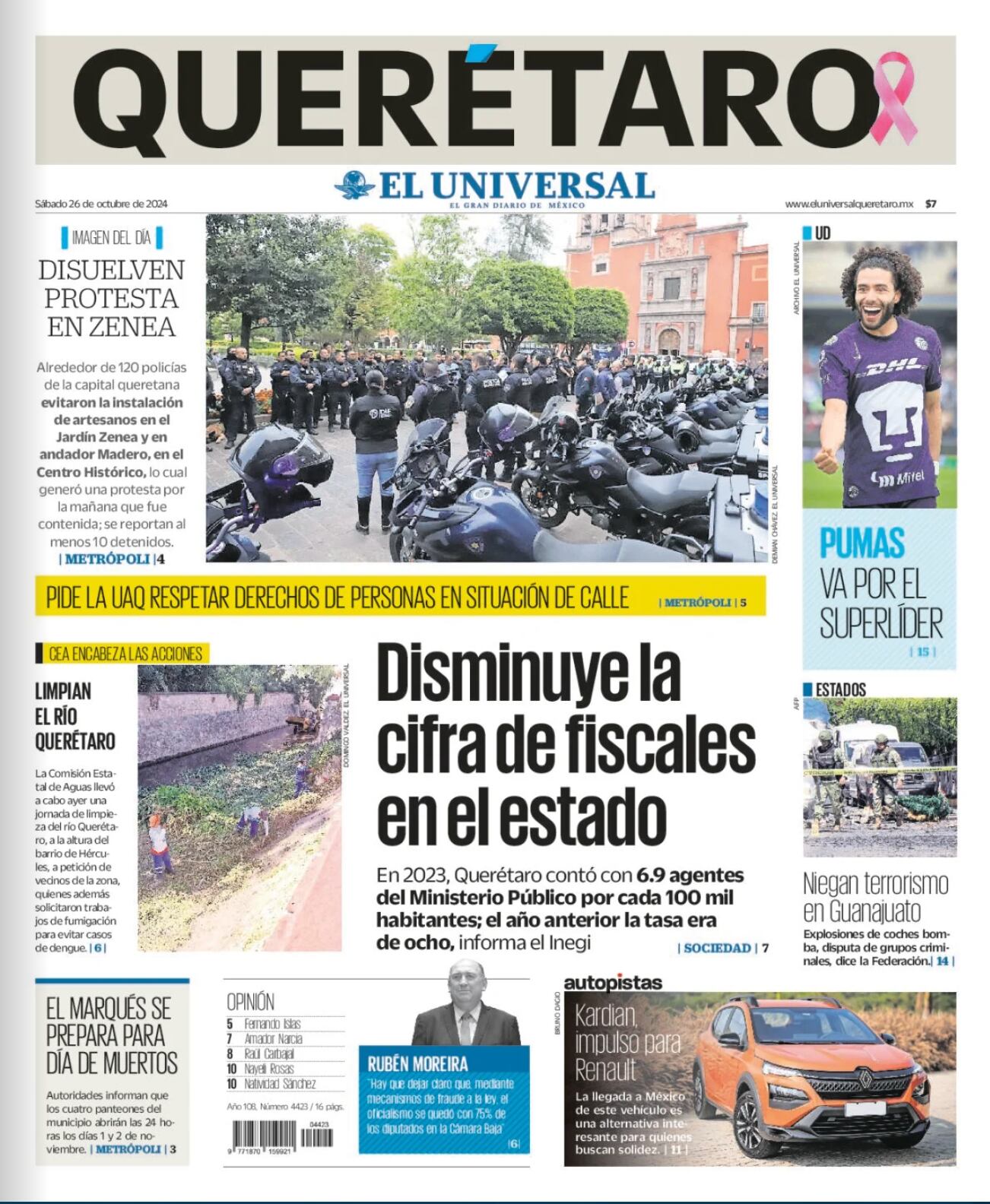 Portada 26 de octubre de 2024