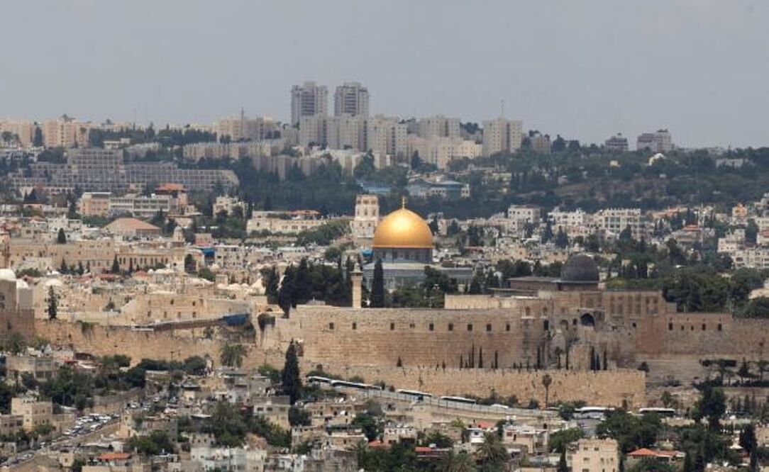 Vista general de la Ciudad vieja de Jerusalén desde el barrio de Armon Hanatziv, en Jerusalén. Foto: EFE