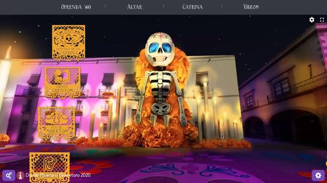 Día de Muertos en la Nueva Normalidad: recorridos virtuales al Centro Histórico de Querétaro
